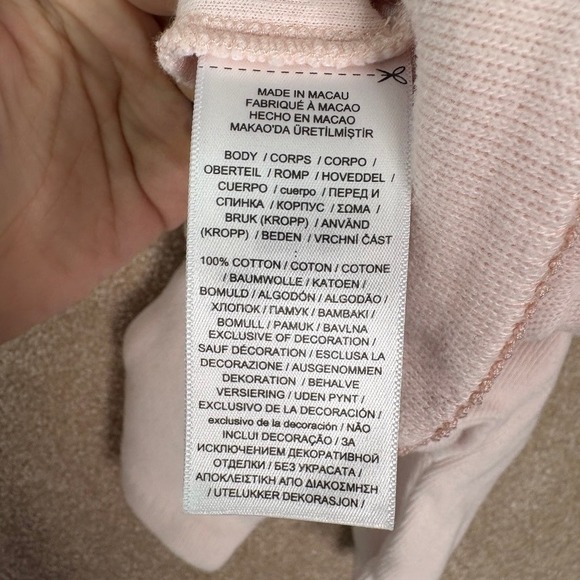 RALPH LAUREN Romper Outfit Size 3M Pink Knit 100% Cotton Embroidered Pony - Picture 6 of 6